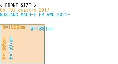 #Q5 TDI quattro 2017- + MUSTANG MACH-E ER AWD 2021-